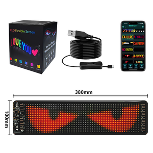 Panneau LED Oeil du Diable Dynamique avec Yeux de Démon, Panneau de Voiture avec Défilement Flexible, Programmable, <span class=keywords><strong>pour</strong></span> <span class=keywords><strong>Camion</strong></span> - Product Image 5