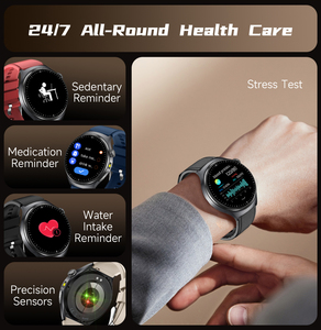 Reloj Inteligente de Salud con Asistente de Voz Inteligente, SOS, <span class=keywords><strong>ECG</strong></span>, Electrocardiograma, Grasa Corporal, IMC, con Rastreador de Actividad Física IP68 para Android - Product Image 2