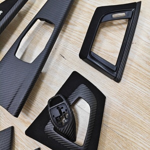 10 stuks droge carbon fiber panelen M-stijl interieur trim kit voor BMW 3GT M3 M4 F10 F15 F20 F30 F32 F35 F36 F40 - Product Image 6
