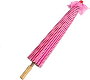 Sombrilla de Papel Sólido con Varillas de Bambú - para Bodas y Protección Solar Personal, Sombrilla de Boda - Product Image 6