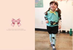 กางเกงลำลองพิมพ์ลายการ์ตูนสำหรับเด็กผู้หญิงเสื้อผ้าเด็ก - Product Image 3