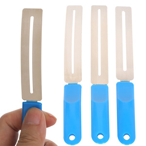 Protector de trastes de guitarra de acero inoxidable, juego de herramientas de limado con mango de plástico, herramienta de reparación para luthier de guitarra, bajo y ukelele - Product Image 1