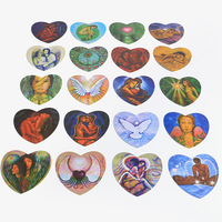 Boîte de jeu de tarot avec cartes à bords dorés
