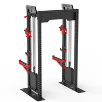 Estación de Entrenamiento Multifuncional REYK Crossover Stand Station con Pila de Pesas de Acero al Carbono para Entrenamiento de Cuerpo Completo