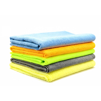 16*16 Inch Soft Knitted Sew Edge Microfiber Towels, Quick Dry Multi-Purpose Cloths for Auto & Home Kitchen Cleaning