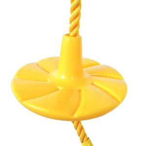 Conception debout de protection du cou de siège de balançoire à disque rond robuste pour les parcs extérieurs Gymnases Écoles Hôpitaux Cours Matériau PE - Product Image 2