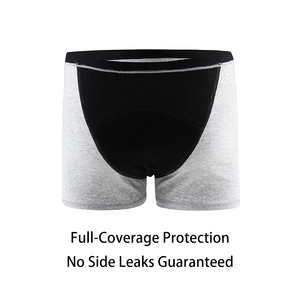 Culotte d'époque sans couture pour peau sensible imprimée au quotidien avec évacuation <span class=keywords><strong>de</strong></span> l'humidité et protection contre les fuites latérales pendant la <span class=keywords><strong>nuit</strong></span> - Product Image 4
