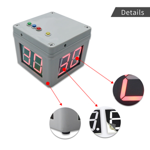 GANXIN 高品质 LED 显示屏 0 至 99 秒定时倒计时器 按钮控制 棋牌麻雀扑克比赛计时器 - Product Image 4