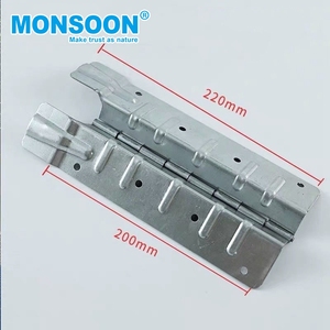 บานพับเหล็กชุบสังกะสีสำหรับพาเลทอุตสาหกรรม ตัวเชื่อมกล่องไม้ บานพับตรง - Product Image 4