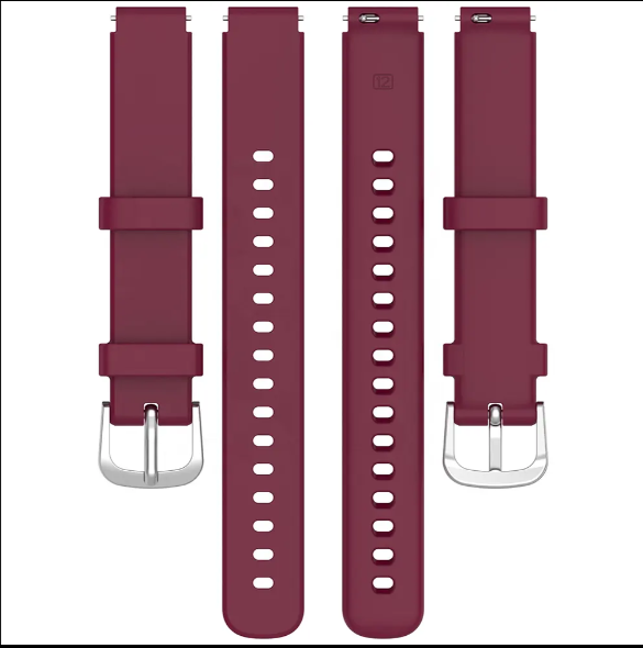 Silicone Watch Strap Replacement 12mm Wrist Strap for Smart Watch Band