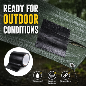 Cinta Adhesiva de PVC de Alta Resistencia para Reparación de Lonas, Parche Impermeable para Reparación de Carpas y Lonas de Lona Resistente - Product Image 1