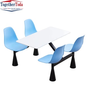 Muebles de Comedor para Escuelas y Cafeterías, Diseño Duradero y Elegante, Juego de Mesa y Sillas al por Mayor para Estudiantes y Personal de Empresas - Product Image 2
