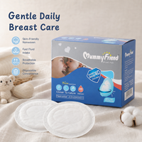 MummyFriend Almohadillas Absorbentes Desechables Tridimensionales Transpirables para Lactancia, de Tela No Tejida con Pulpa de Madera y SAP, para Maternidad