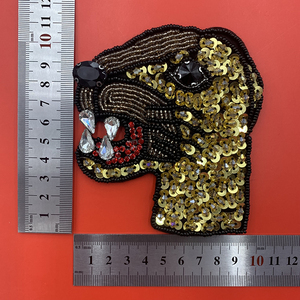 Công nghiệp nặng Hướng dẫn sử dụng đính cườm <span class=keywords><strong>sequin</strong></span> mặt trăng sao tình yêu Chéo Hổ vá quần áo Túi giày vải trang trí vá - Product Image 6