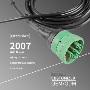 Factory Custom 9 Pin J1939 Deutsch Eld Kabel HD16-9-1939S-P080 9-polig J1939 weiblich zu J1939 männlich Diagnose Splitter Y Kabel - Product Image 4