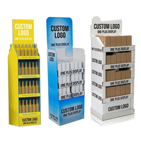 Support d'affichage en carton personnalisé pour magasin de détail, présentoir de sol en carton pour boissons, vin, whisky, bière, support d'affichage en carton pour boissons