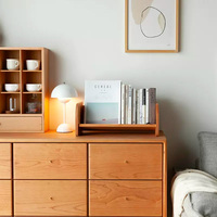 Étagère de bureau polyvalente simple pour étudiant bibliothèque de bureau en bois