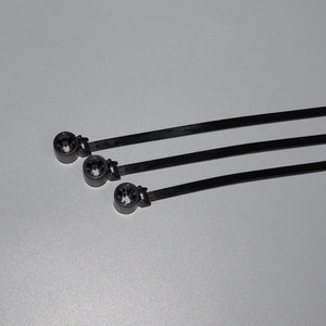 Attache-câble noir en nylon, autobloquant, amovible, fixation par goujon, pour regroupement de fils, spécial automobile - Product Image 4
