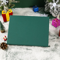 Boîte-cadeau de Noël rouge vert foncé emballage vide en carton pour pyjama écharpe portefeuille chaussettes UV avantage grande boîte de réveillon de Noël