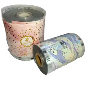 ปรับแต่งฉลากกาวโฮโลแกรม Gloden และ Sliver ฟิล์มถ่ายเทความร้อน Glitter ป้ายถ่ายโอนฟิล์ม - Product Image 1