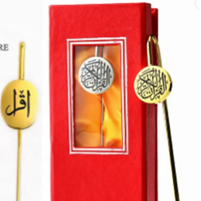 Популярные исламские Заказные закладки из нержавеющей стали с железным латунным Кораном, арабские подарки, мусульманские закладки