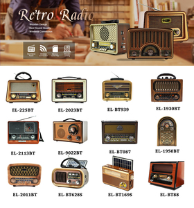 Meier M-111BT M111BT <span class=keywords><strong>Radio</strong></span> Portatile Retrò AC DC Ricaricabile AM FM SW1 SW2 4 Bande Stereo USB TF MP3 con Telecomando - Product Image 6