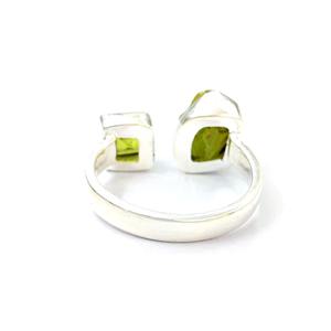 แหวนเพอริดอท เงินแท้ 925 แหวนพลอยเพอริดอท งานแฮนด์เมด คอลเลคชั่นแหวนสวย เครื่องประดับเงิน ราคาขายส่ง - Product Image 2