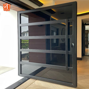 Luxury Aluminum Pivot <strong>Door</strong> Modern Glass Entry <strong>Door</strong> for Commercial and Residential Buildings - Product Image 1