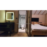 Conteneur de petite maison, petite maison, mobile, pré-vente en gros pour centre d'hôtel, chambre de réception