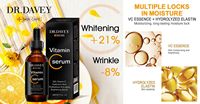 Sérum visage anti-âge de nuit à la vitamine C DR DAVEY 60 ml avec acide hyaluronique éclaircissant