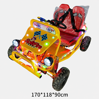 Kart électrique puissant 48V 500W pour adultes, capacité de charge de 150 kg, transmission par essieu, cadre en acier, pour la course et les sports