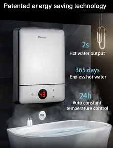 Hannover Brand New 220v Electric Solar Instant Heating Electric Shower Hot Water Heater Geyser