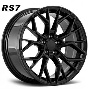 Jantes en alliage d'aluminium coulé multi-rayons RUNLUN 18/19/20Wide8.0/8.5/9.0/9.5CPD5X114.3/100/108/112/120, gris satiné/noir brillant, neuves - Product Image 1
