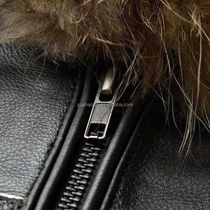 Giacca Bomber da Uomo Personalizzata di Alta Qualità con Ricamo, <span class=keywords><strong>Giubbotto</strong></span> Largo <span class=keywords><strong>Oversize</strong></span> con Zip e Cappuccio <span class=keywords><strong>in</strong></span> Pelliccia Sintetica, Capospalla Invernale <span class=keywords><strong>in</strong></span> <span class=keywords><strong>Pelle</strong></span> - Product Image 4