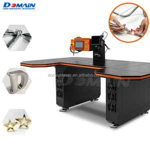 Machine de soudage laser YAG portable pour lettres en relief en aluminium et acier inoxydable, 150W, 300W, 750W, avec table et pistolet de soudage - Product Image 1