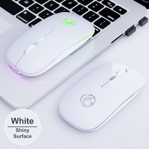 IMICE e1300 im lặng có thể sạc lại chuột không dây với đèn LED, thiết kế siêu mỏng và pin chất lượng tốt - Product Image 3