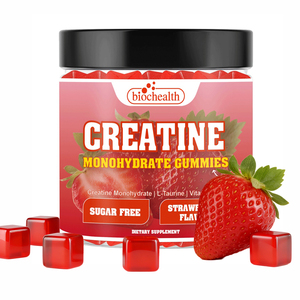 Gomme di Creatina Monoidrato Certificata GMP 3000mg con Collagene e <span class=keywords><strong>BCAA</strong></span> per lo Sviluppo Muscolare, le Prestazioni e il Recupero - Produttore - Product Image 1