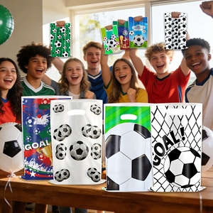 <span class=keywords><strong>Bolsas</strong></span> de Regalo para Fiestas de Fútbol, 10 <span class=keywords><strong>Bolsas</strong></span> de Dulces con Asas para Cumpleaños con Temática de Fútbol, <span class=keywords><strong>Bolsas</strong></span> de Regalo para Eventos Deportivos - Product Image 2