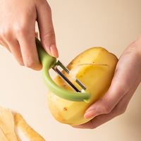 Roestvrijstalen groenteschiller Aardappelschiller Multifunctionele wortelrasp Fruitgereedschap Keukenaccessoires Keuken Pelador