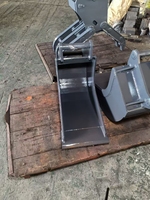 Bucket Pembersih Parit Mini Multifungsi - Lebar Dapat Disesuaikan, Cocok untuk Excavator Konstruksi 4 Ton