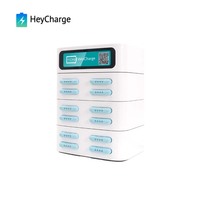 Station de recharge portable empilable à 12 emplacements avec PD 20W pour utilisation en extérieur, recharge d'ordinateurs portables et de téléphones