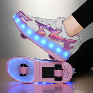 Patines con Ruedas y Luces LED, Zapatos Deportivos Luminosos para Niños, Zapatos para Correr con Luces - Product Image 3