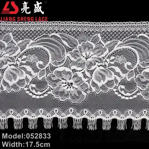 052833 Free Sample Eyelash French Lace French Chantilly Lace Fabric For Bridal Wedding Dress French Lace Fabric