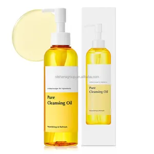 Private Label Facial Cleansing Oil Blackhead Pore Cleanser Daily Makeup Removal Argan Oil Korean Pure Cleansing Oil