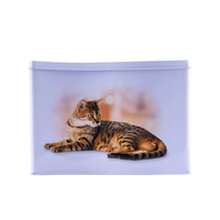 Vente en gros Boîte vide en métal de style Tild Boîte en métal en forme de tissage spécial pour biscuits Boîte d'emballage de thé de bonbons