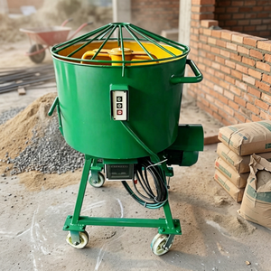 Mezcladora de Mortero Seco Tipo Familiar de 80L con Motor de 2.2KW, Mezcladora de Concreto Móvil con Ruedas y Descarga Automática - Product Image 3