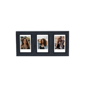 Cornice Tripla Quadrata Retrò da 3 Pollici - Espositore da Parete in ABS Traforato per <span class=keywords><strong>Foto</strong></span> Istantanee - Product Image 1