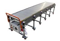 Convoyeur à rouleau télescopique automatique, extensible et Flexible, alimenté par gravité