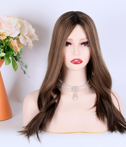Perruque européenne pour femme, cheveux remy, coupe blonde, plusieurs dimensions - Product Image 1