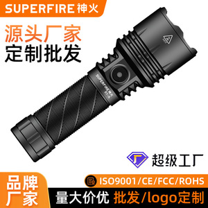 ซุปเปอร์ไปป์ R1-A ไฟฉายซูมแบบชาร์จไฟได้ LED ปรับโฟกัสได้กลางแจ้งกันน้ำเดินป่าตั้งแคมป์ - Product Image 2
